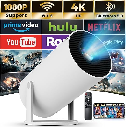 📽️ PROYECTOR DE HASTA 130 PULGADAS INTELIGENTE CINE EN CASA 🍿