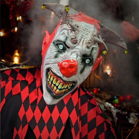 Máscara hiperrealista en látex de Payaso Arlequín - 50% OFF - Envío GRATIS!