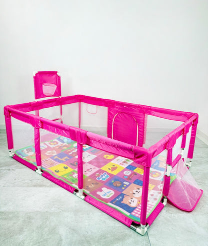 CORRAL EXTRAGRANDE DE 180 x 120 CM +TAPETE GRATIS +30 PELOTAS GRATIS +MALETA PARA GUARDARLO