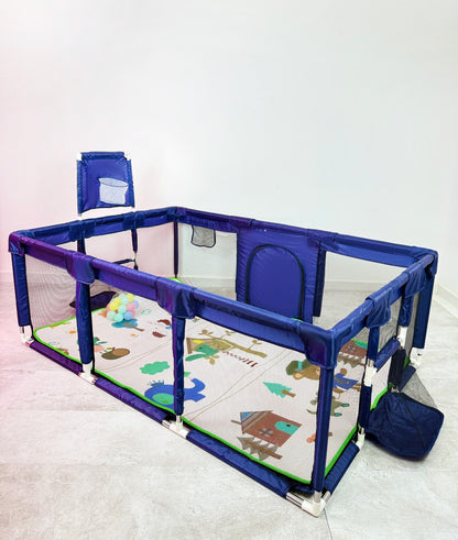 CORRAL EXTRAGRANDE DE 180 x 120 CM +TAPETE GRATIS +30 PELOTAS GRATIS +MALETA PARA GUARDARLO