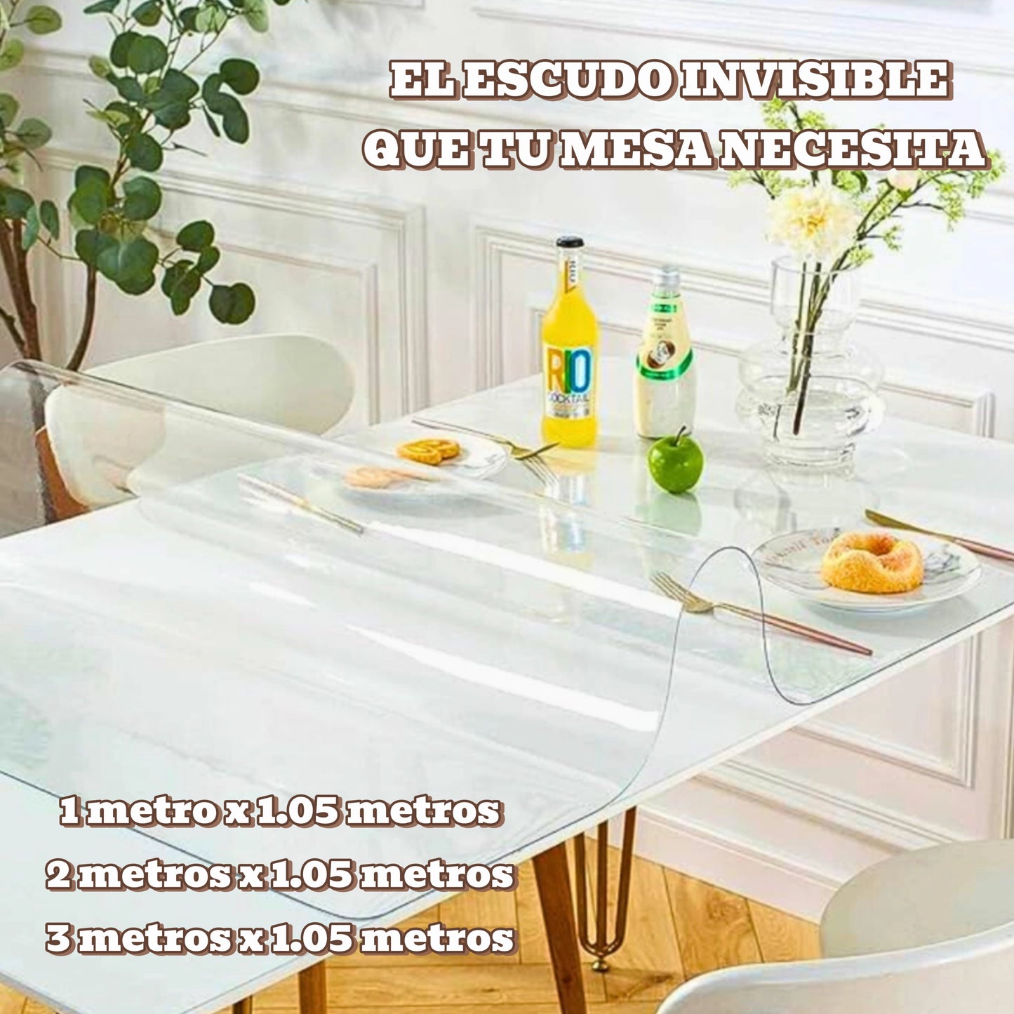 Película Protectora Transparente para Mesa – Cuida tu comedor como nuevo | 50% de Descuento