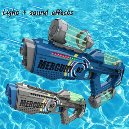 🔫 PISTOLA DE AGUA ELECTRICA CON EFECTOS ESPECIALES DE LUZ LED 🔥💦