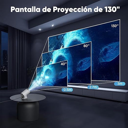 📽️ PROYECTOR DE HASTA 130 PULGADAS INTELIGENTE CINE EN CASA 🍿