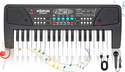 🎹 PIANO KARAOKE CON MICRÓFONO PARA NIÑO 🎤 + DCTO NAVIDENO 🎁🤩