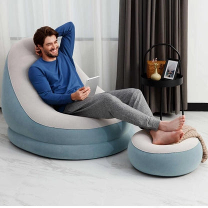 SILLÓN INFLABLE ULTRALIGERO – COMODIDAD INSTANTÁNEA 🎁 50% DESCUENTO