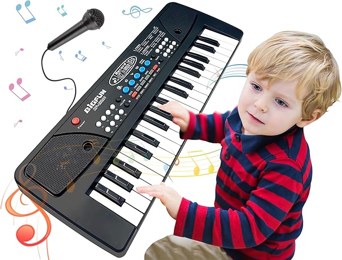 🎹 PIANO KARAOKE CON MICRÓFONO PARA NIÑO 🎤 + DCTO NAVIDENO 🎁🤩