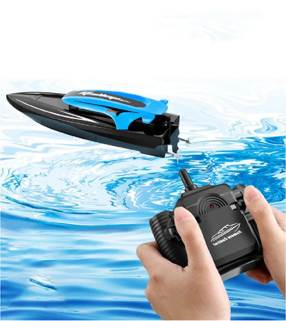 ⛵ LANCHA SUPER POTENTE A CONTROL REMOTO 🌊 DCTO NAVIDEÑO 🎁✨