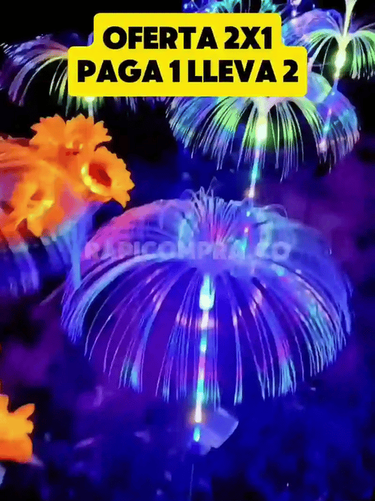 🎁 PAGA 1 Y LLEVA 2 🎁 LÁMPARA SOLAR PARA EXTERIORES