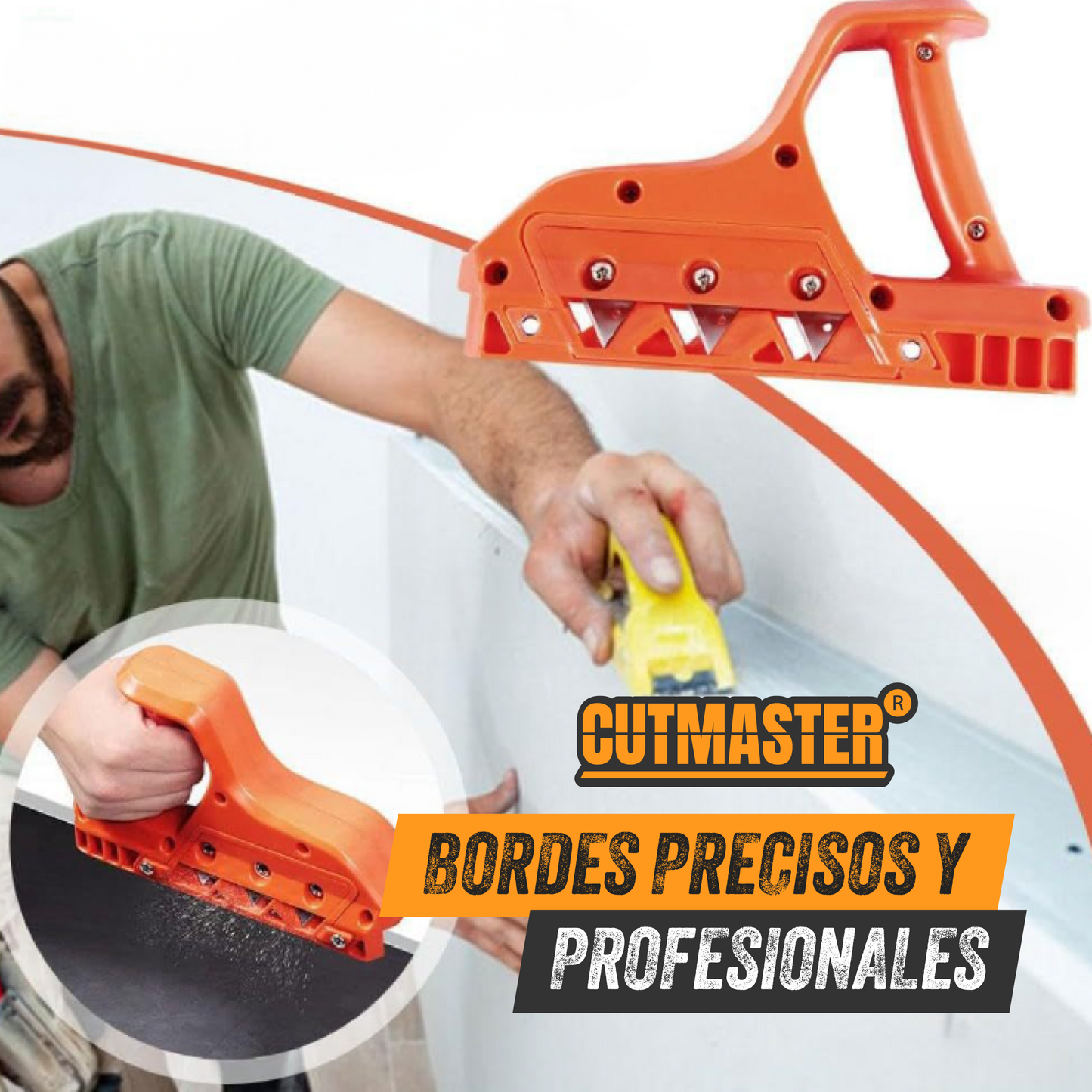 CORTADOR DE YESO Y LÁMINAS DE DRYWALL 👷🏼‍♀️ BORDES PERFECTOS Y PRECISOS