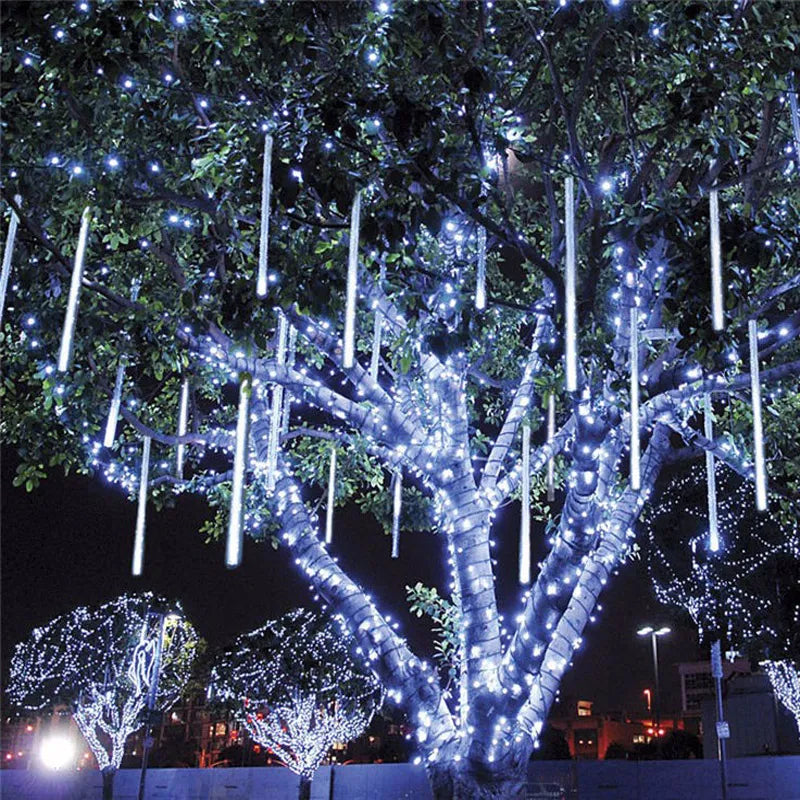 Cortina 3M Luz LED Meteoritos x8 Tubos de 30cm - Envío gratis! 50% OFF