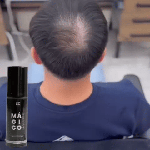 MÁGICO - MagicColour™ EZ Care - FORMULA MEJORADA color negro para Ocultar la Calvicie! 50% OFF