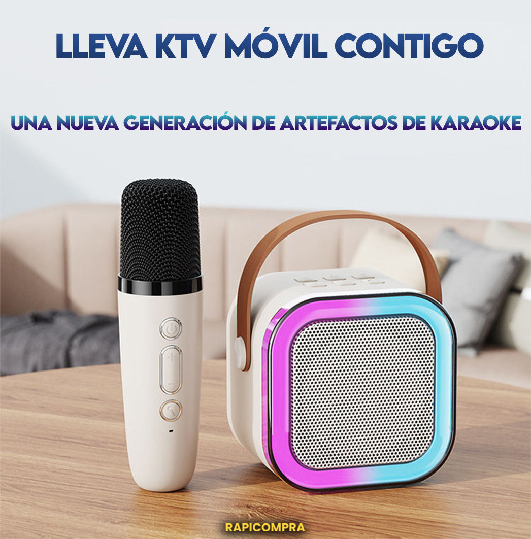 Parlante mini karaoke! + Micrófono✨ Diversión y entretenimiento