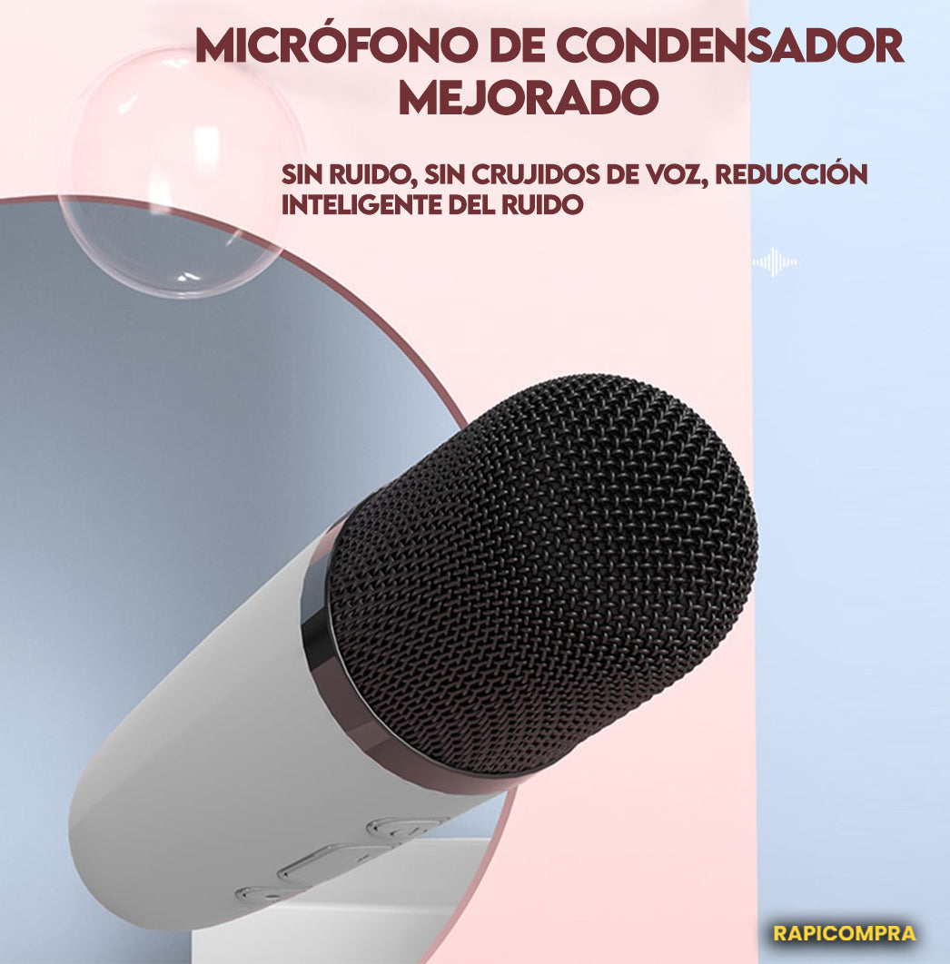Parlante mini karaoke! + Micrófono✨ Diversión y entretenimiento