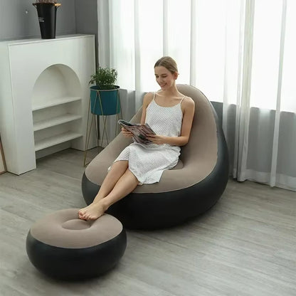 SILLÓN INFLABLE ULTRALIGERO – COMODIDAD INSTANTÁNEA 🎁 50% DESCUENTO